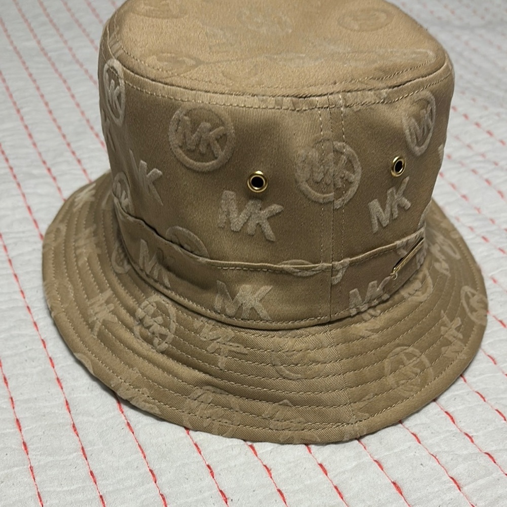 Michael Kors Tan Tactical Bucket Hat